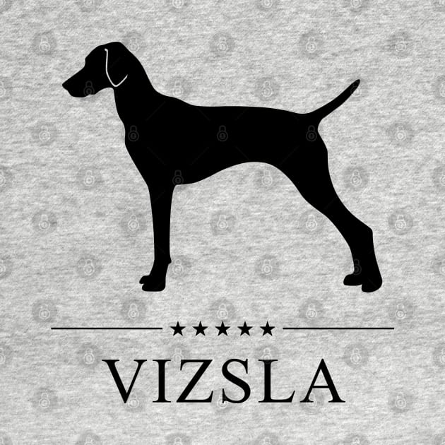 Vizsla Black Silhouette by millersye